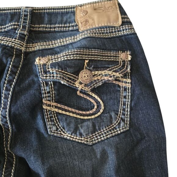 Silver Suki Capri Size 28 - Picture 1 of 3